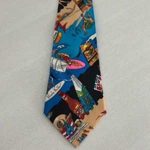 Nicole Miller Men’s 1993 Vintage Miller Beer Tie